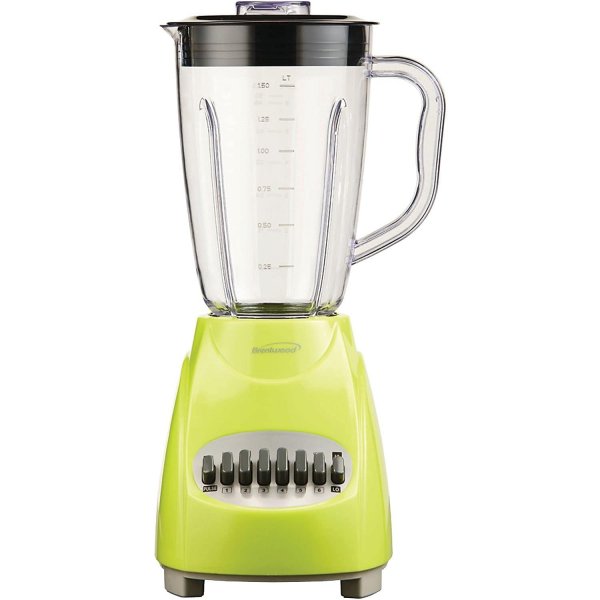 Brentwood Appliances JB-220G 50oz 12-Speed + Pulse Electric Blender (Lime Green)