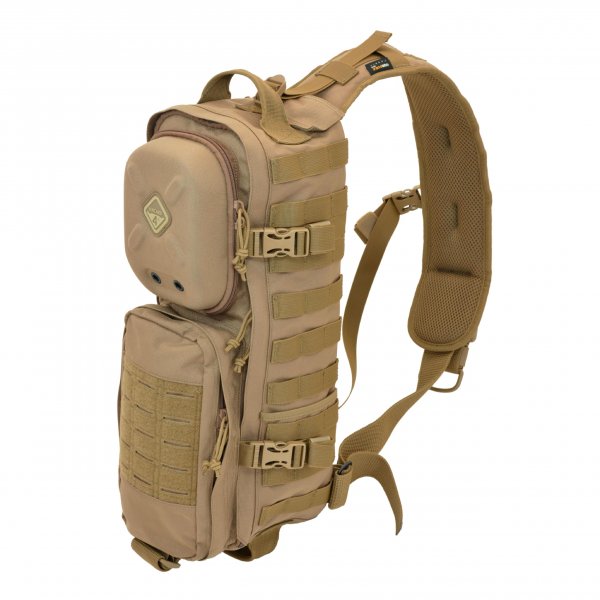 HAZARD 4 Plan-B '17 Sling Pack – Crossbody EDC Bag for Travel, Hiking & Everyday Carry, 11.8L, Coyote