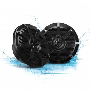 Boss MR62B 6.5" 2-Way Coaxial Marine Speaker 200W Black