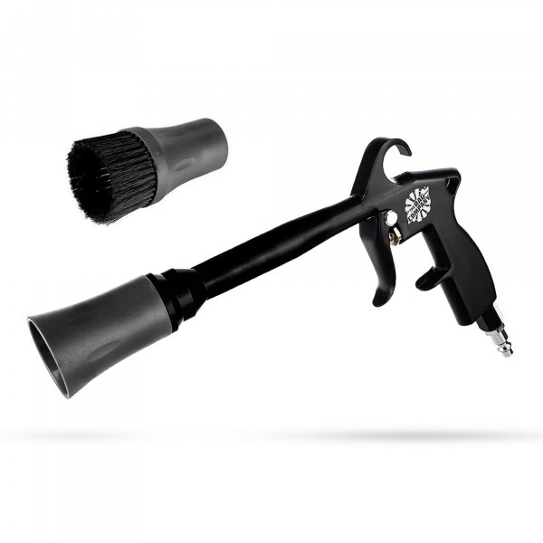 The Rag Company - The Ultra Air Blaster (Version 2) – Lift and Blast Dirt and Debris Away for Interior Detailing; Durable and Ergonomic Metal Design; Trigger Operated