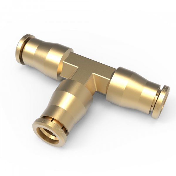 RETRUE 21838 Air Line Fittings Union Tee, 1/4" T-Fitting
