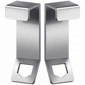 Kuco Cooler Lock Bracket for Mid-to Large-Size Yeti/RTIC Coolers Tie Down Kit Made of Stainless Steel and Protective Coating with Larger Hole Tie Down Accessories Ice Chest Lock [2 Pack]