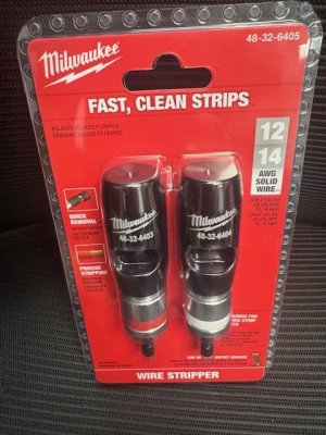 Milwaukee 48-32-6405 Solid Wire Stripper 2-Piece 12/14-AWG Set
