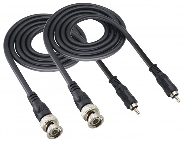 HCFengR-C-A Ma-le to B-N-C Coaxial Composite Video Connector Cable