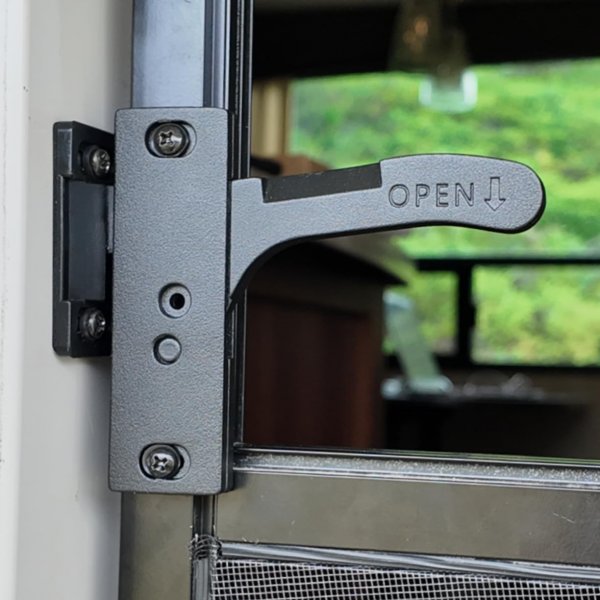 WanDwel Aluminum RV Screen Door Latch Handle Replacement for Right Hand