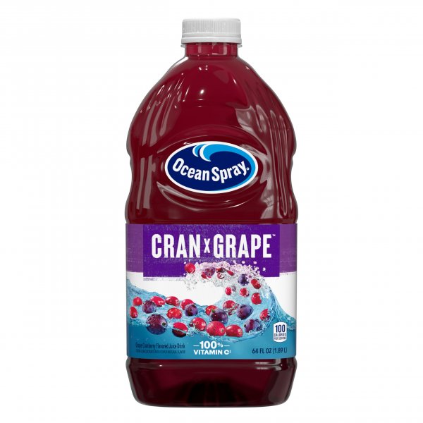Ocean Spray Cranberry Grape Juice Drink, 64 Fl Oz Bottle