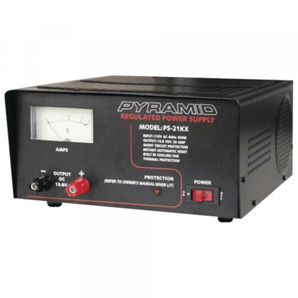 Pyramid PS21KX 20 AMP Power Supply with Cooling Fan