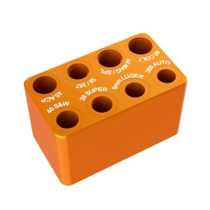 Ludex Ammo Checkers Ammo Checker Cartridge Gauge for Reloading (Ammo Checkers, Orange)