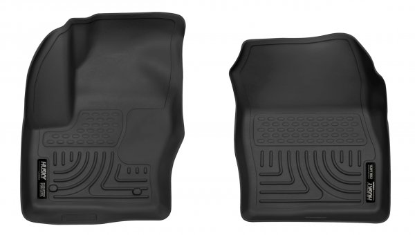 Husky Liners X-act Contour Floor Mats | Fits 2013-2018 Ford C-Max; 2013-2019 Ford Escape | Front Row, 2-pc Black - 55731