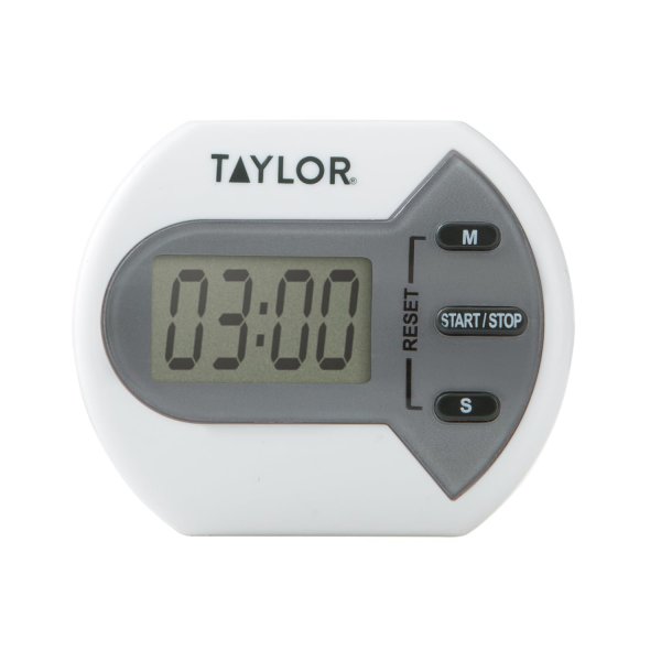 Taylor Digital Timer Counts Up and Down for School, Learning, Projects, and Kitchen Tasks