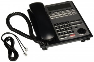 NEC 1100061  12-Button Full-Duplex Telephone - Black