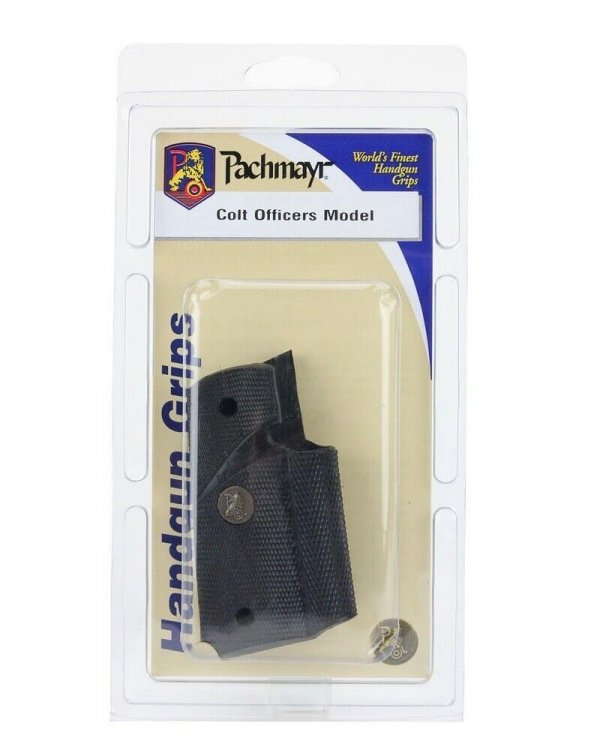 Pachmayr 02545 Colt Officers Signature Grip (No Finger Grooves)