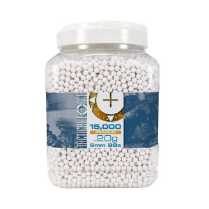 Elite Force Tactical Force Premium 6mm Airsoft BBs Ammo, 15,000 Count .20 Gram