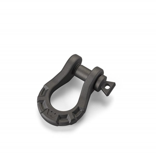 WARN 92092 Epic 1/2" Steel Winch D-Ring Shackle with 5/8" Pin: 2.75 Ton (5,500 lb) Capacity , Black