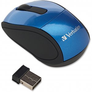 Verbatim 97471 Wireless Mini Travel Mouse (Blue)