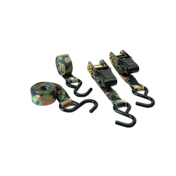 HME HMERS4PK Ratchet Tie Downs  Camo (4 pack)