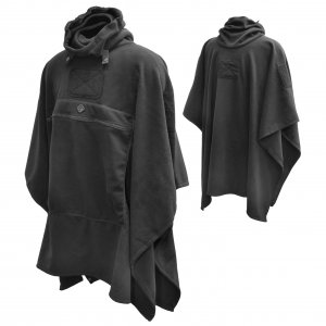 HAZARD 4 Ultra-Plush Packable Fleece Poncho – Cold-Weather Insulation with Adjustable High-Neck Gaiter, Wind-Resistant Outdoor Poncho, Compatible with the PonchoVilla Layering System