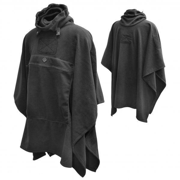 HAZARD 4 Ultra-Plush Packable Fleece Poncho – Cold-Weather Insulation with Adjustable High-Neck Gaiter, Wind-Resistant Outdoor Poncho, Compatible with the PonchoVilla Layering System