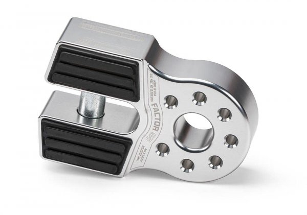 Factor55 0005005 Flatlink Winch Shackle Mount Assembly-Silver