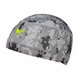 MISSION Cooling Helmet Liner- Cools Instantly When Wet, UPF 50, Wear Under Helmets, Hardhats & More- Digital Camo Gray