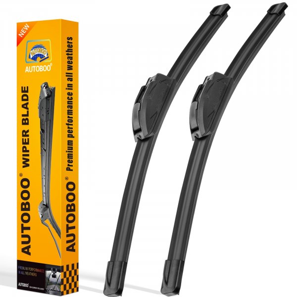 AUTOBOO 26" and 22" Windshield Wipers Blades (Pack Of 2)