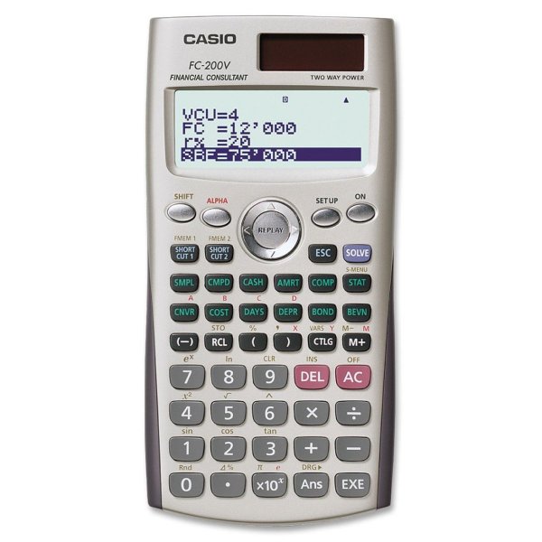 CASIO FC200V Financial Calculator