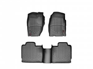 WeatherTech Custom Fit FloorLiners for Jeep Cherokee - 1st & 2nd Row (44266-1-2), Black