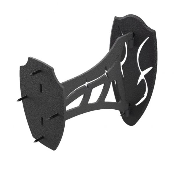 Skull Hooker Small/Medium Game Steel Powder-Coated Dual Shoulder Mount with 8-inch Swing Arm, Black