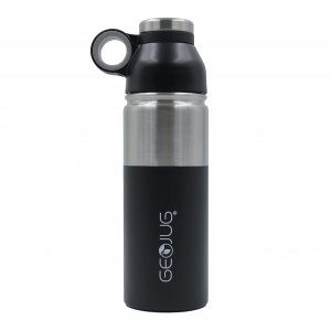 Brentwood Appliances G-1018BK GeoJug 18oz S-Steel Vacuum-Insulated Water Bottle
