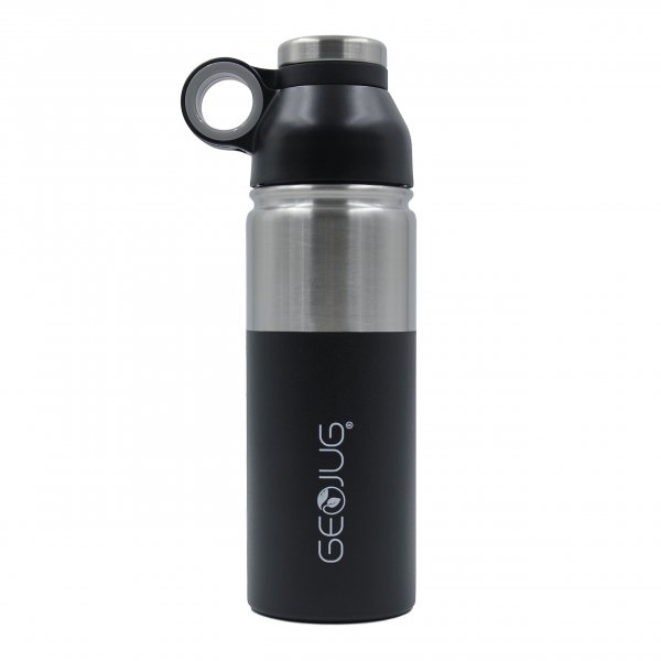 Brentwood Appliances G-1018BK GeoJug 18oz S-Steel Vacuum-Insulated Water Bottle