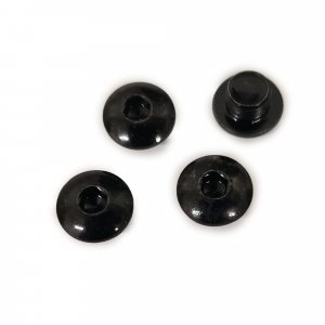 Grips America Custom para Ordnance Set of 4 Grip Screw Black Plated 1911 Double Stack Full Size