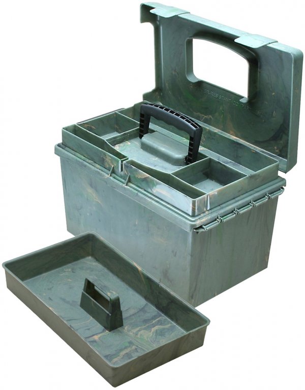 MTM SPUD640 Sportsmens Plus Utility Dry Box Oring Sealed 19X13X10.4In Black
