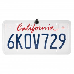 Boyo Vision VTL16 Concealed-Mount 170° License-Plate Camera w/Parking Lines
