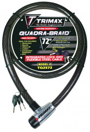 Trimax TQ2572 Trimaflex 72 Keyed Cable Lock