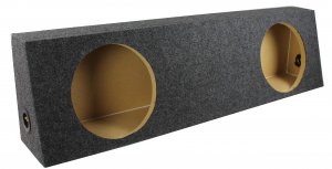 Qpower QHD212TRUCK Dual 12" Truck Empty Woofer Box Heavy Duty