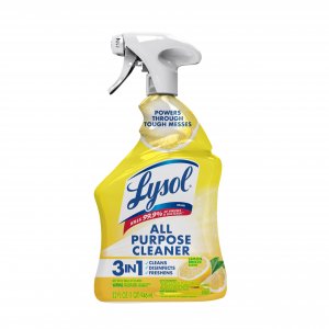 Lysol All Purpose Cleaner Spray, Multi-Purpose Disinfecting Spray, Kitchen & Bathroom Cleaner, Lemon Breeze Scent, 32 Fl Oz