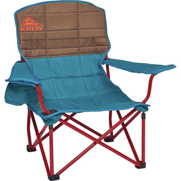 Kelty Lowdown Folding Chair, Camping Seat for Backyard Parties, Soccer Saturdays, Concerts, Beach, Tailgating (Lake)