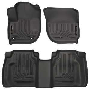 Husky 99491 Weatherbeater Front/2nd Seat Floor Liners For 2015-2020 Honda Fit