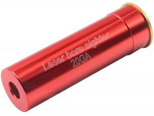 MOSANDON Red Dot Laser Bore Sight, Bore Sight Lase for 20GA/20Gauge Caliber,Laser Boresighter with 2 Sets of Batteries for Hunting
