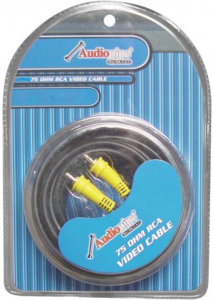 Audiopipe APV6 6' 75 Ohm RCA Video Cable