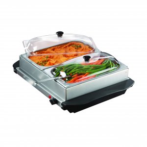 Brentwood Appliances BF-215 3Q 2-Pan Buffet Server and Warming Tray