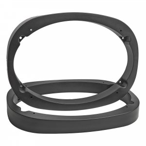 NuIth 6X9 Universal Plastic Vehicle Speaker Spacer Ring Adapter, 6x9 Inch Car Speaker Beveled Spacer Mounting Bracket Adapter Refit Audio Speaker Mat, 1 Pair