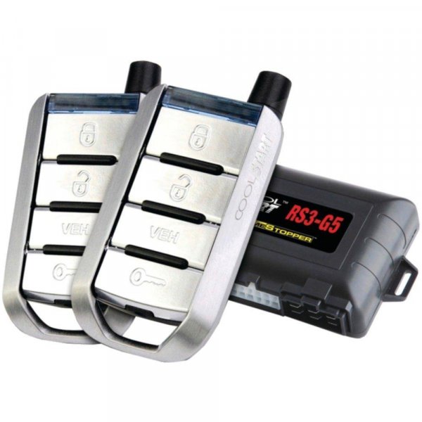 Crimestopper RS3-G5 Cool-Start 1-Way 4-Button Remote-Start & Keyless-Entry
