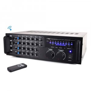 Pyle PMXAKB1000 1000 Watt Bluetooth Karaoke Rack Mountable Amp
