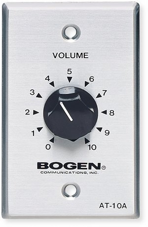 Bogen AT10A Bogen 10 Watt Attenuator Single Gang
