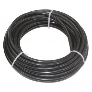 Qolekog Air Line 1/2" Tube OD Pneumatic Nylon Tube SAE J844 Airline For Air Brake Tubing or Fluid Transfer (Black 32.8Ft)