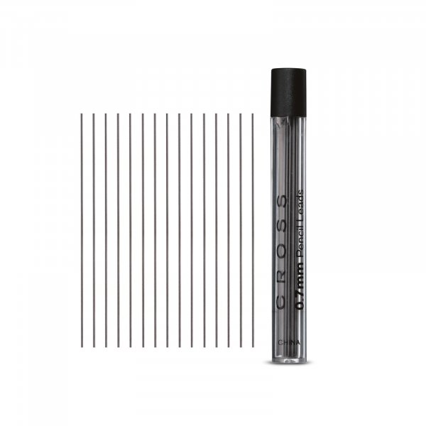 Cross Mechanical Pencil Lead Refills, 0.7mm point, Grey, 15-Count, 1-Pack (8742)