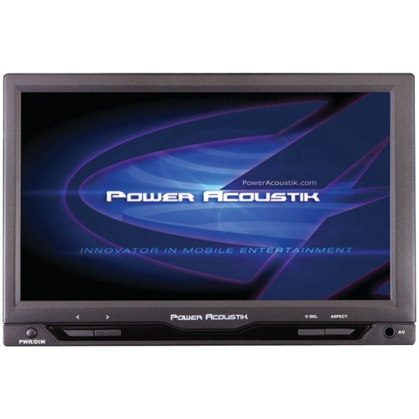 Power Acoustik PT712IRA 7 In Headrest Monitor with IR Transmitter