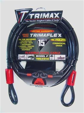 Trimax TDL1510 Trimaflex Dual Loop Multi-Use Cable  15 Foot x 10mm