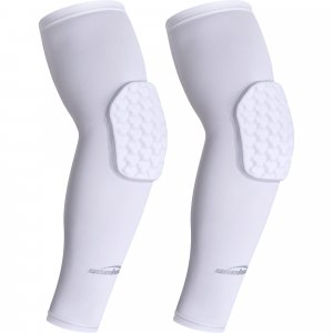 COOLOMG Volleyball Padded Arm Sleeves Football Arm Pads